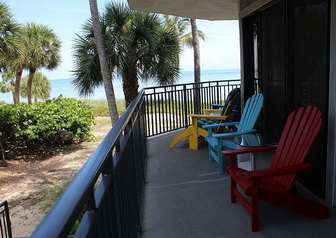 Balcony view from 3 bedroom vacation rental with ocean view