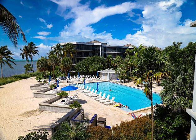 Pool View from Balcony