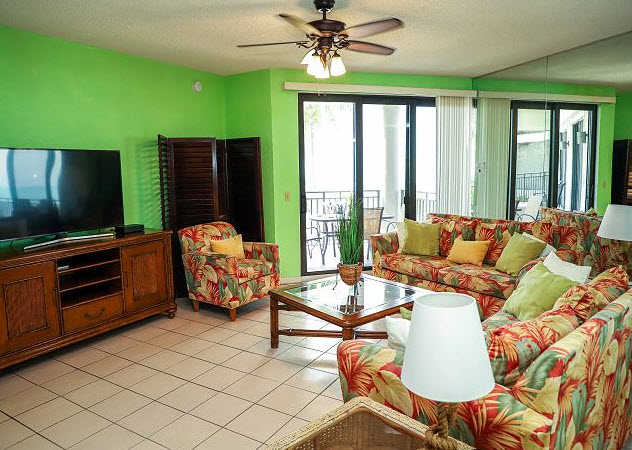 Living Room with Balcony Access