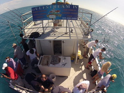 The Key West party fishing boat charter the Gulfsream IV