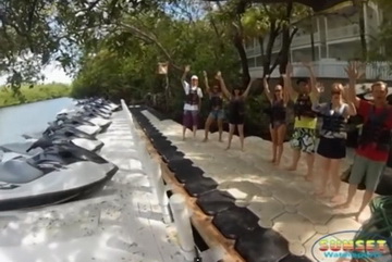 Jet ski rentals at the Parrot Key Resort in Key West.