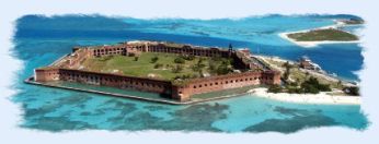 The Dry Tortugas Fort Jefferson.