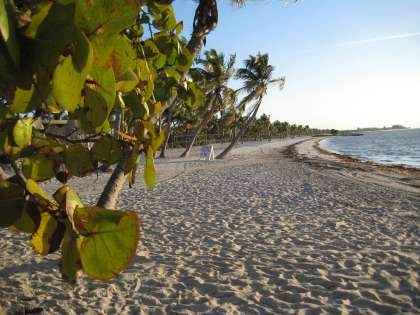 Smathers Beach in Key West.